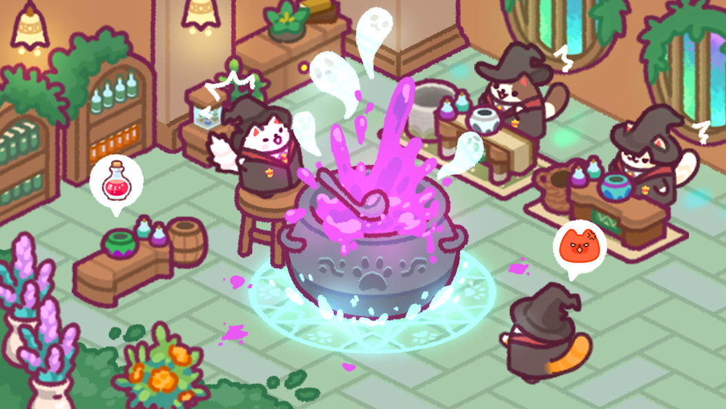 Cat Magic School: Cute Tycoon artwork from Google Play