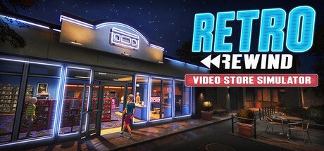 Retro Rewind - Video Store Simulator artwork from Official Steam store header